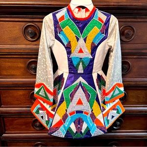 Siopa Rince Teoranta Girls’ Irish Dance Dress and Cape. Handcrafted.